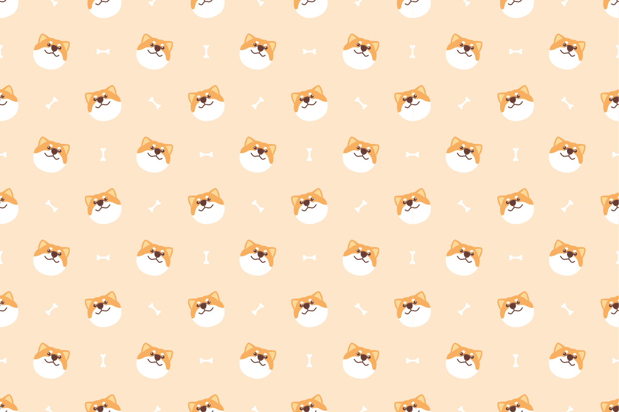 Individuais de mesa infantis rostos de cães alegres - TenStickers
