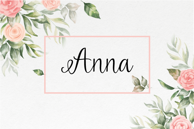 Individuais de mesa com nome Lindas flores ornamentais - TenStickers