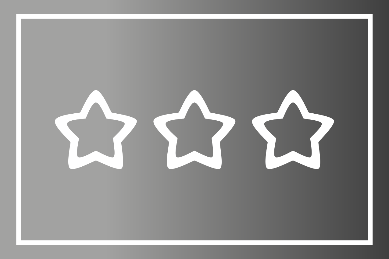 Individuais de mesa modernos com exibição de estrelas - TenStickers