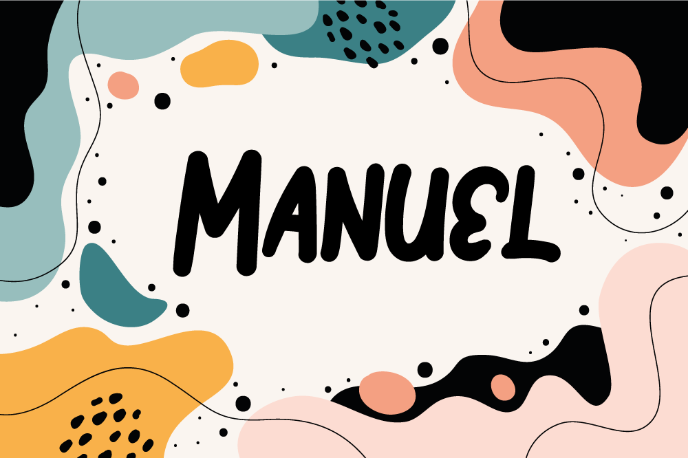 Individuais de mesa infantis formas abstratas vibrantes - TenStickers