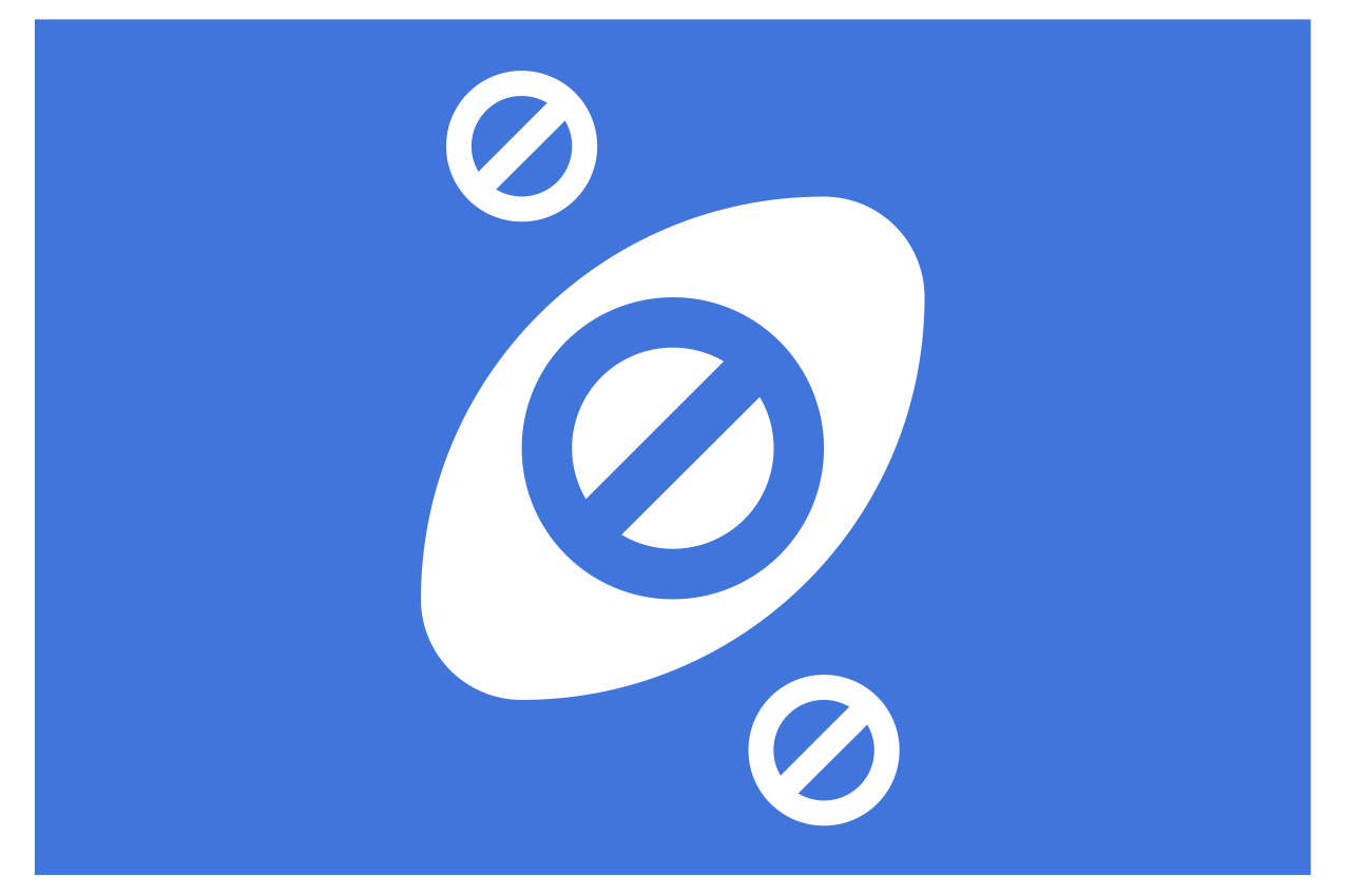 Individuais de mesa modernos com toque azul minimalista - TenStickers