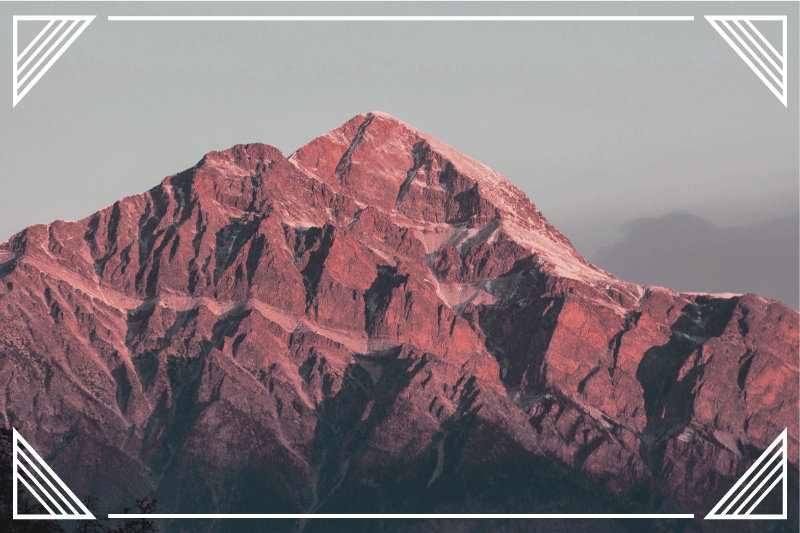 Individuais de mesa modernos paisagem montanhosa sereno - TenStickers