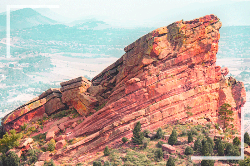 Individuais de mesa modernos formação rochosa majestosa - TenStickers