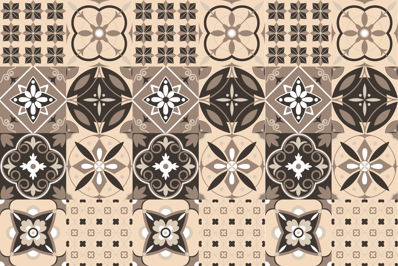 Individuais de mesa de texturas superfície estampada chic - TenStickers