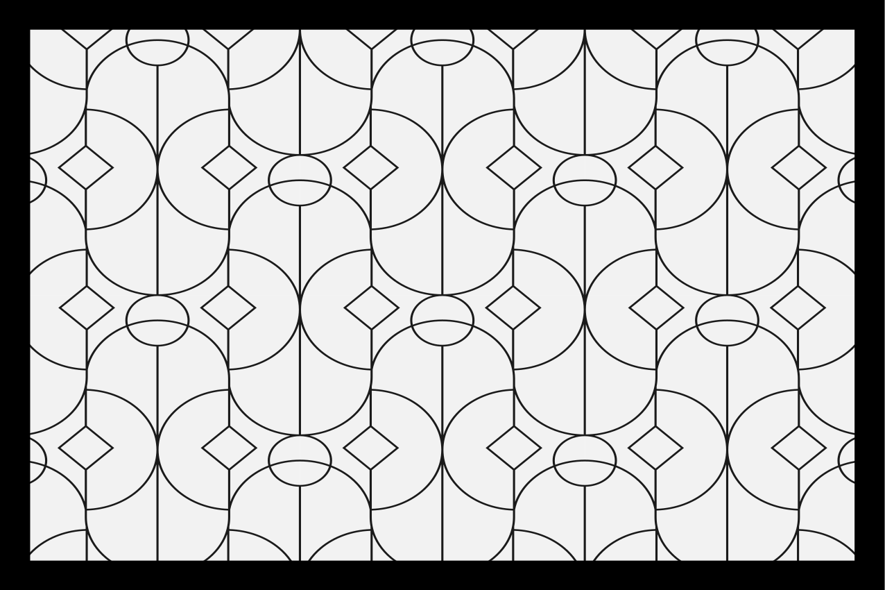 Individuais de mesa modernos com estilo geométrico - TenStickers