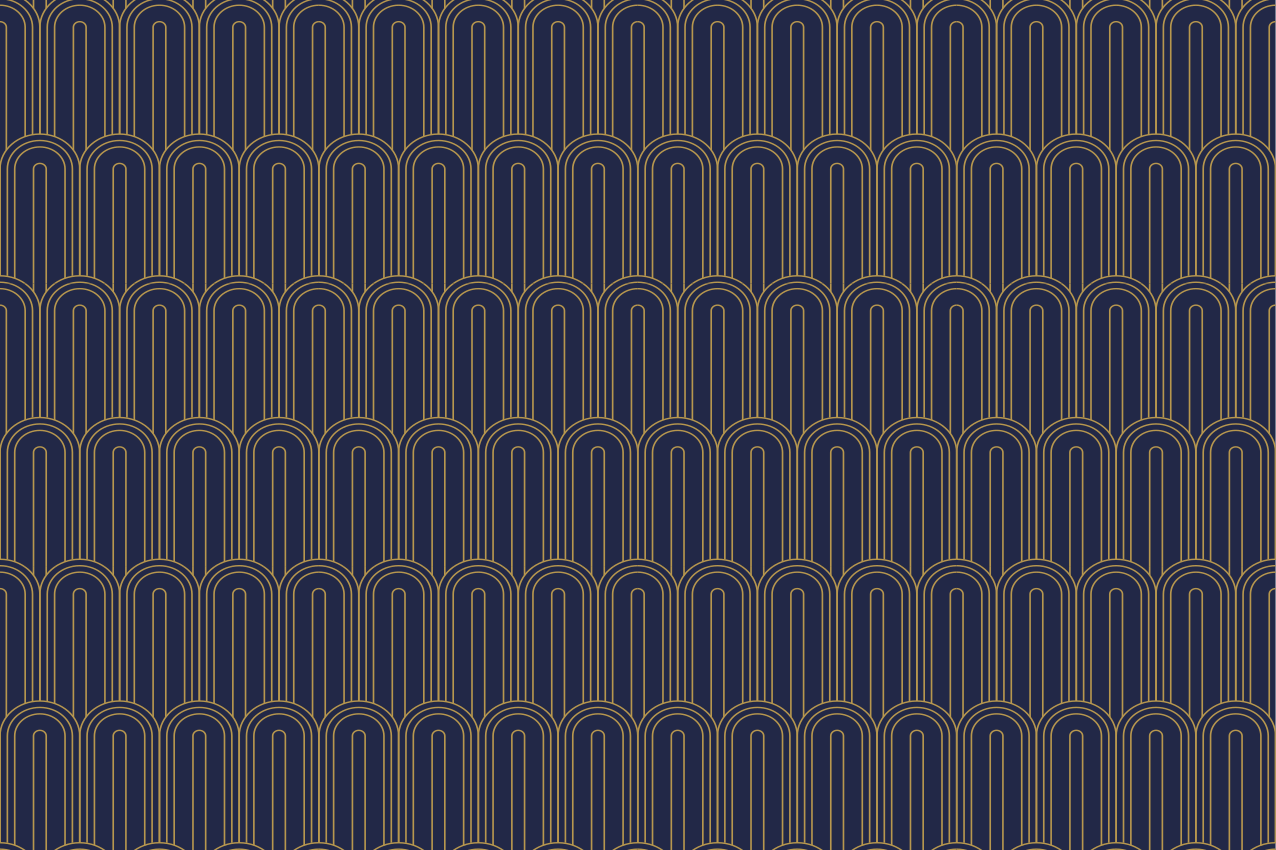 Individuais de mesa modernos com linhas elegantes arqueadas - TenStickers