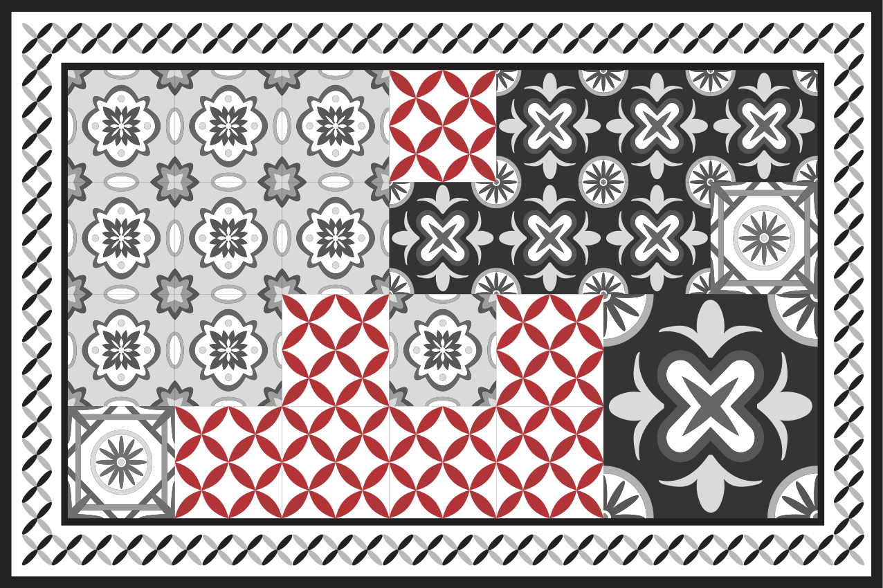 Individuais de mesa de texturas com superfície sofisticada - TenStickers