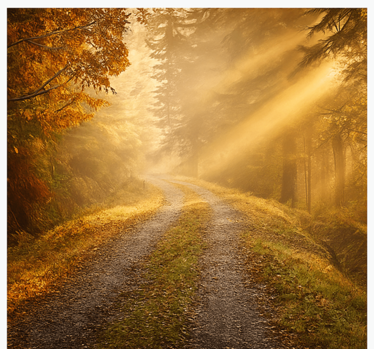 Fotomural selva floresta úmida com luz solar - TenStickers