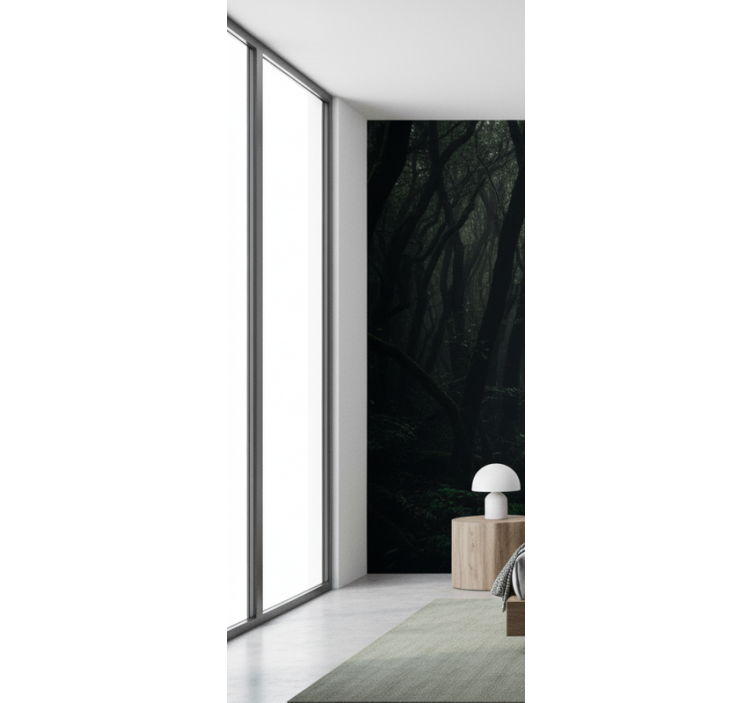 Mural de parede bosques florestas místicas escuras - TenStickers