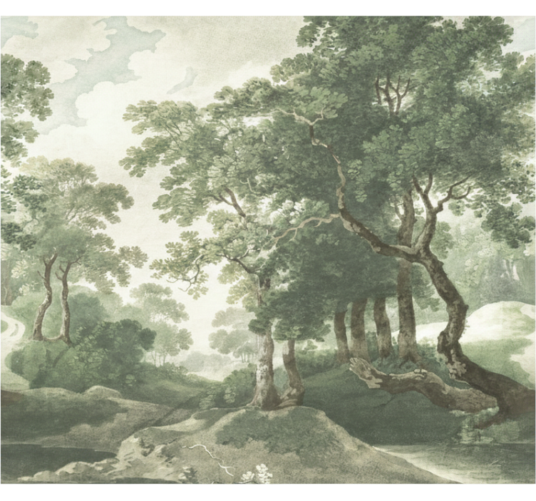 Mural de parede bosques natureza clássica e atemporal - TenStickers