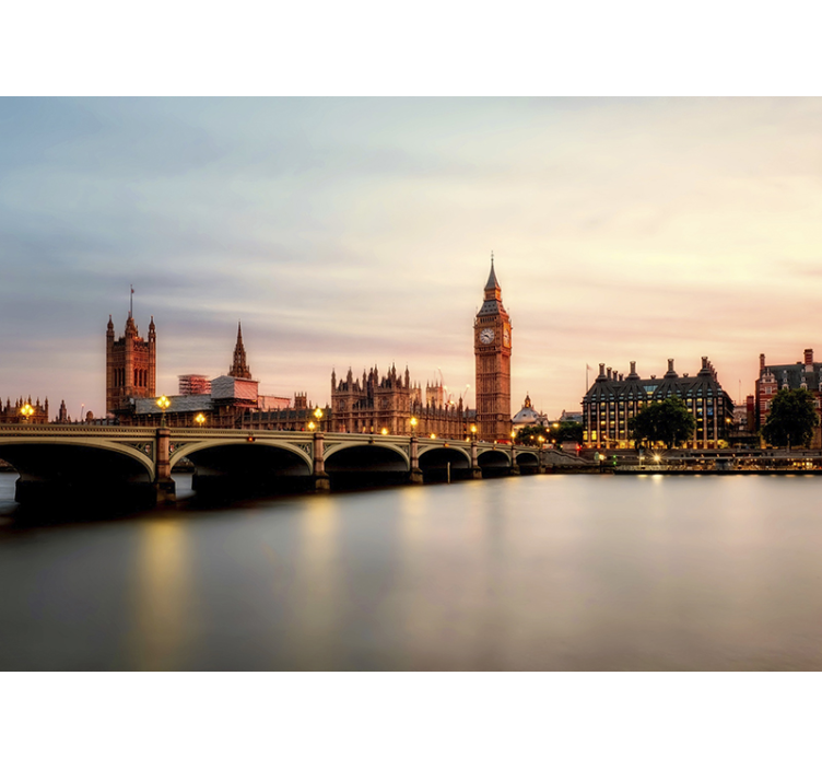 Fotomurais de lugares Big Ben ao Entardecer - TenStickers