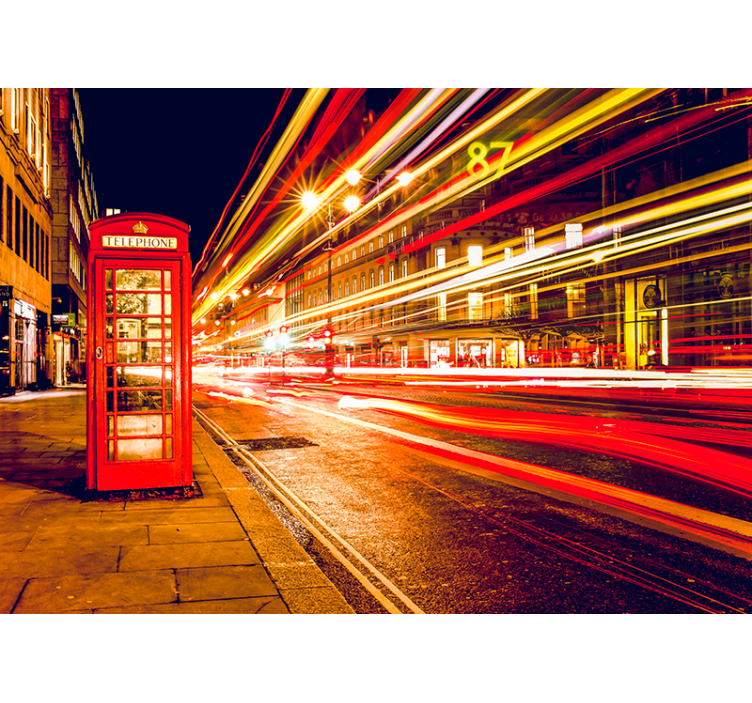 Mural de parede ruas de Londres - TenStickers