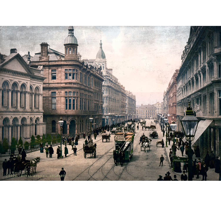 Fotomural cidade de Belfast - TenStickers