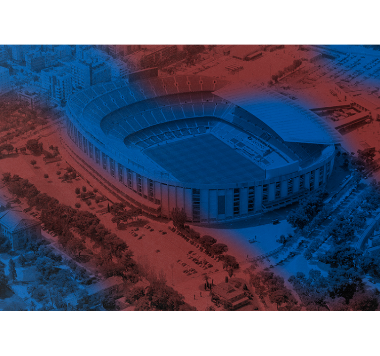 Fotomural de lugares Camp Nou - TenStickers