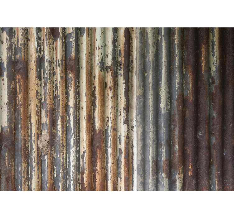 Fotomural decorativo moderno de folhas de metal - TenStickers