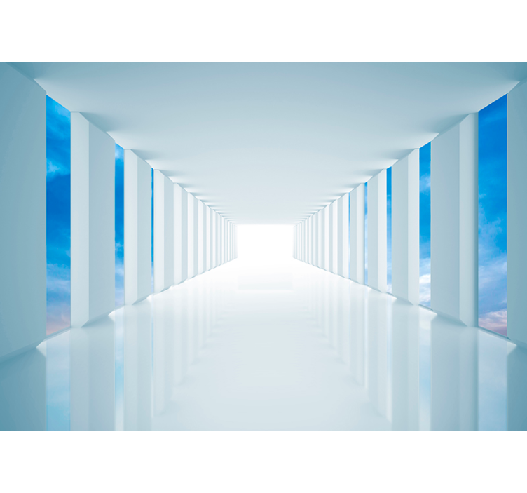 Murais de Parede 3D Caminhada pelo Céu - TenStickers