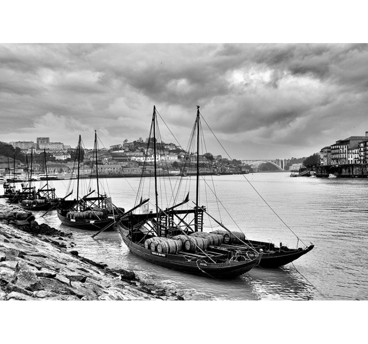 Fotomural de parede decorativo Barco Rabelo - TenStickers