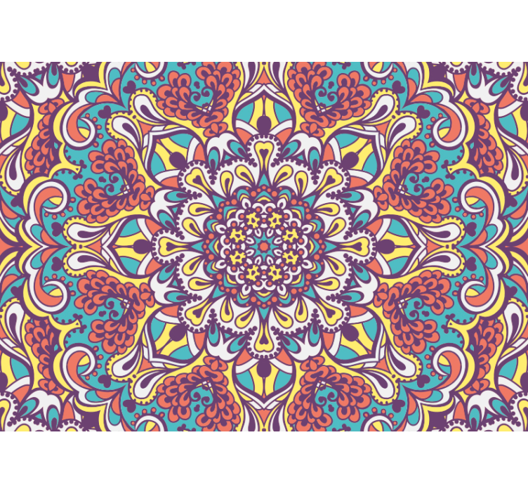 Fotomural Mandala azul - TenStickers