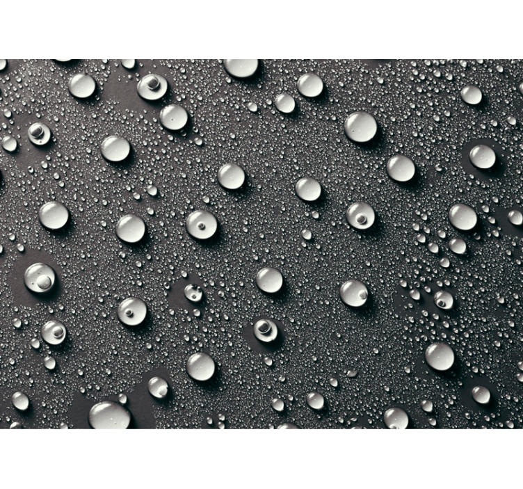 Fotomural para casa de banho gotas de água - TenStickers