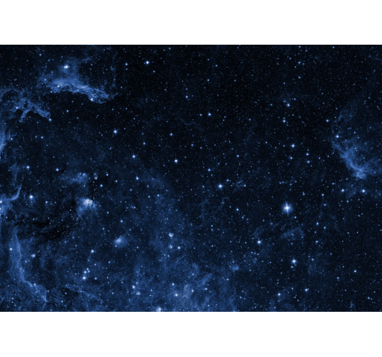 Quarto galáxia com murais de parede de constelações - TenStickers