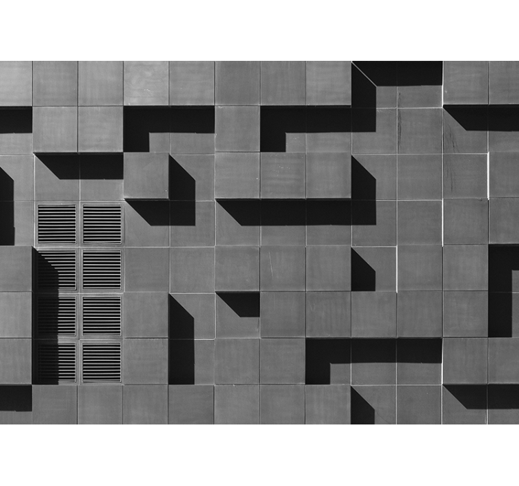 Murais de Parede 3D Telha quadrada 3d - TenStickers