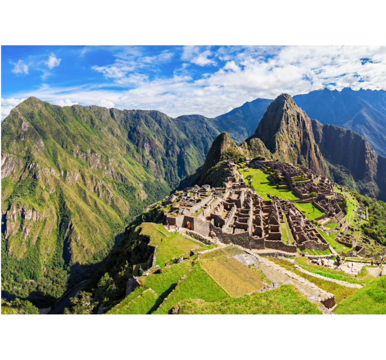 Fotomurais cidades e países vista de machu picchu - TenStickers