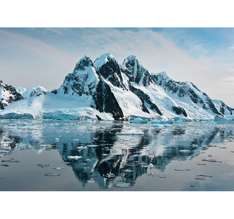 Murais de Parede 3D Iceberg de gelo oculto 3d - TenStickers