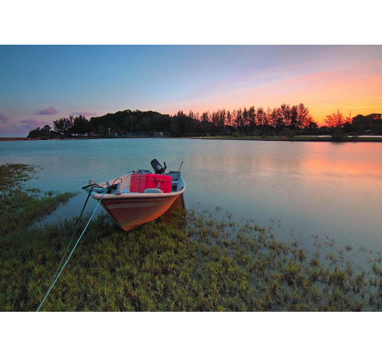 Fotomurais de paisagens paisagem aquática serena - TenStickers