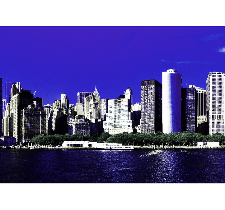 Mural de parede nova york skyline de nova york - TenStickers