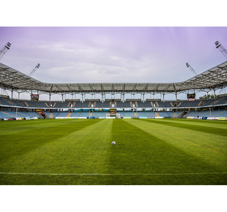 Papel de parede fotomural do quarto do campo de futebol - TenStickers