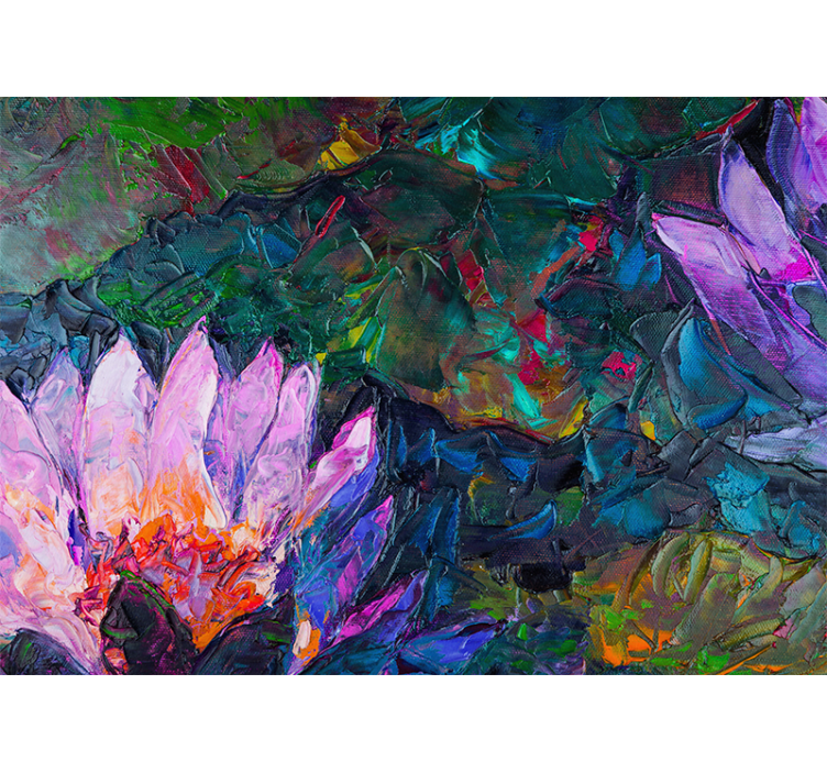 Fotomurais flores composição de flores vivas - TenStickers