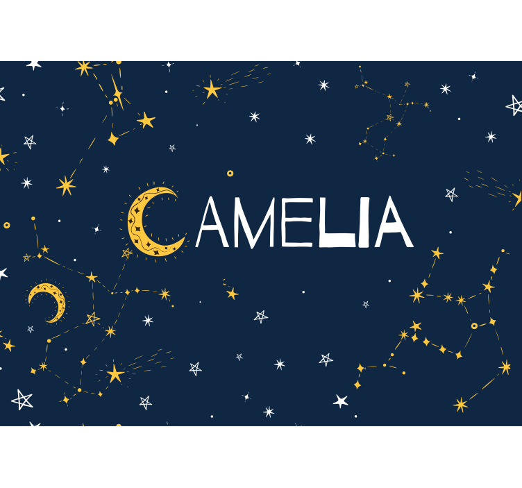 Mural de parede espaço noite estrelada cósmica - TenStickers