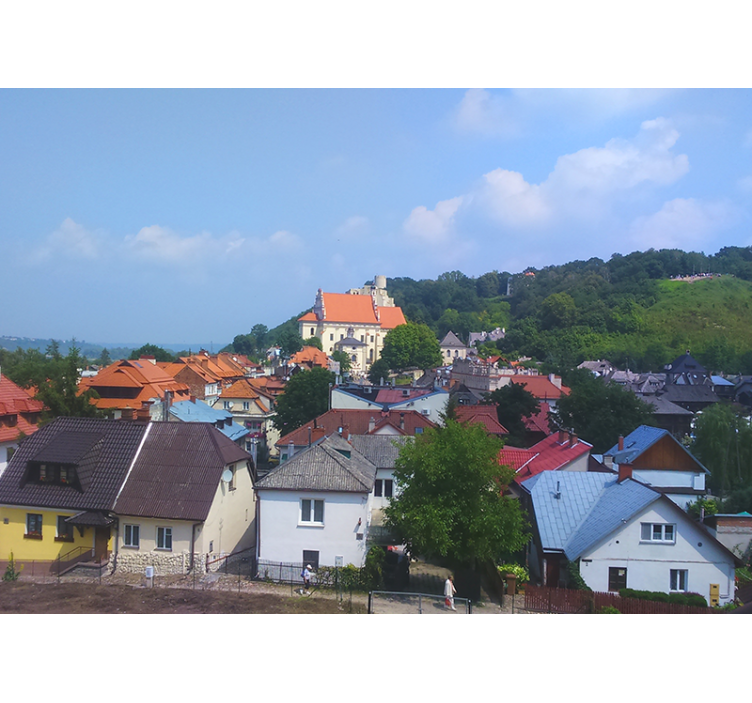 Fotomurais cidades e países charmosa vila rural - TenStickers