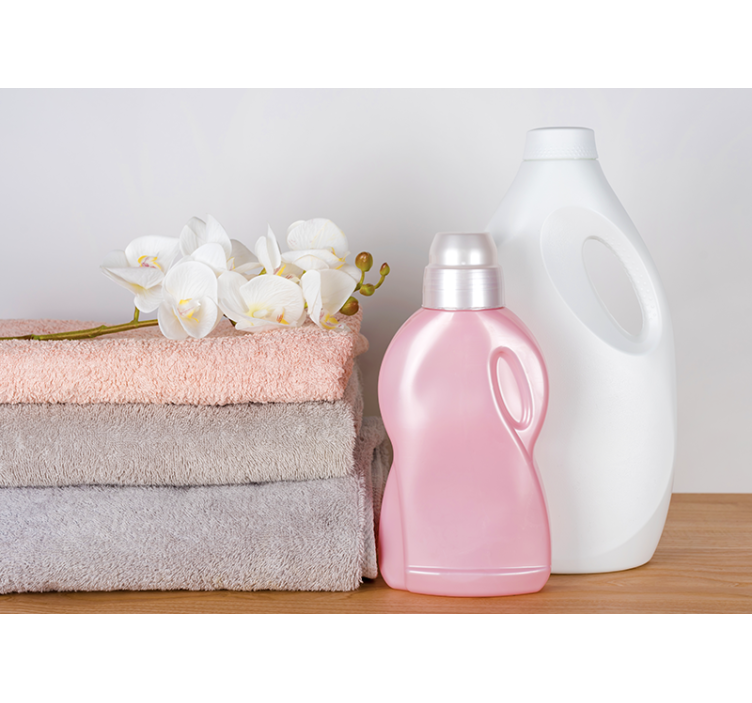 Fotomurais para casa de banho arranjo de toalhas macias - TenStickers