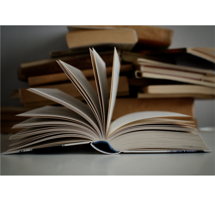 Fotomural para gabinete Abra o livro - TenStickers