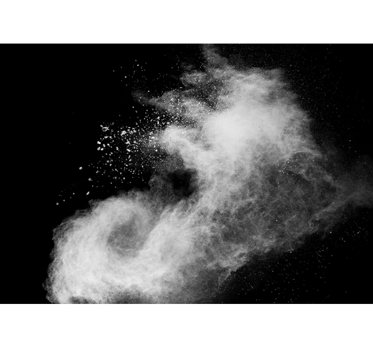 Murais de parede de casamento de explosão de pó branco - TenStickers