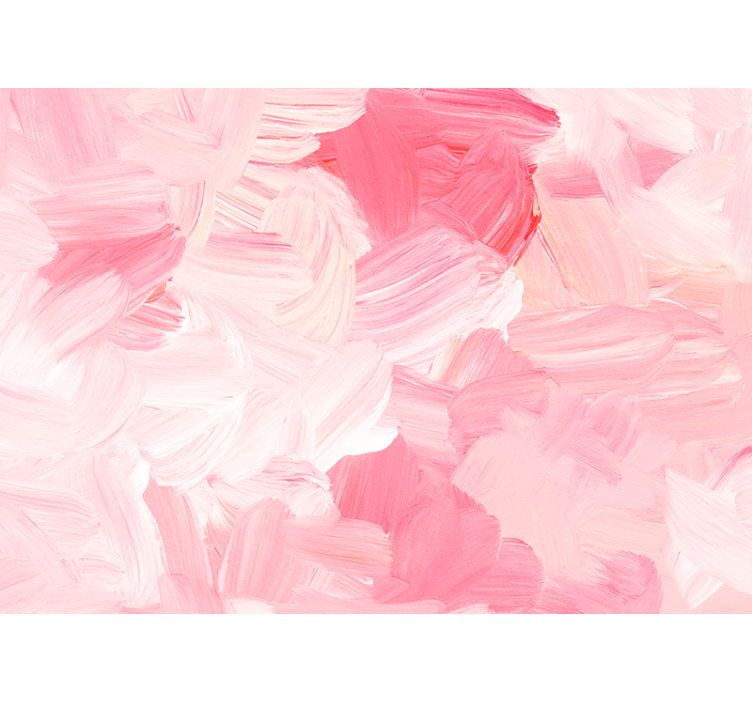 Mural de parede abstrato com pinceladas suaves - TenStickers