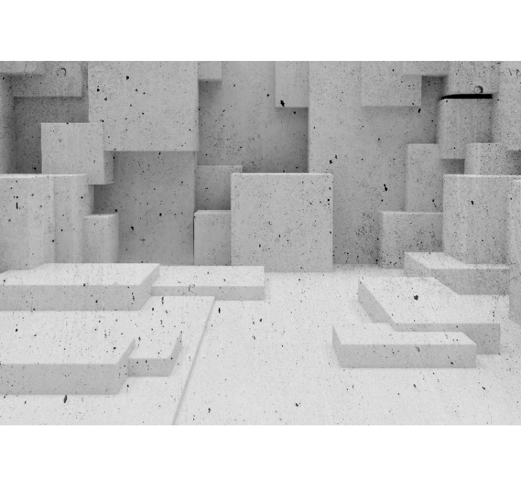 Murais de Parede 3D Formas concretas - TenStickers