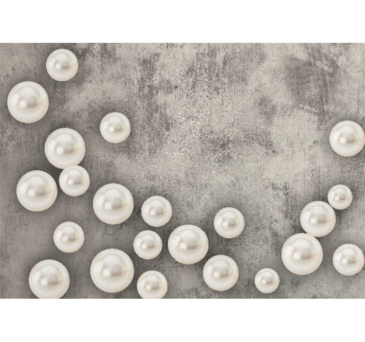 Murais de Parede 3D 3d concreto floral joalheiro - TenStickers