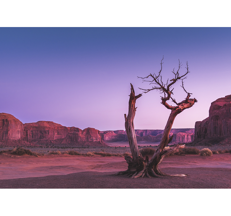 Fotomurais de paisagens estrutura de pedra do deserto - TenStickers