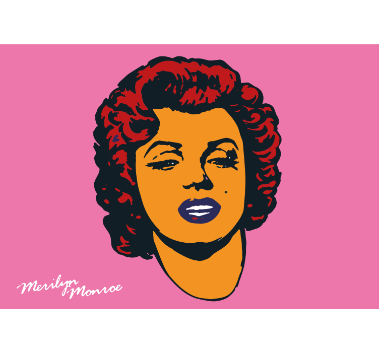 fotomural de parede de arte pop original de marilyn monr - TenStickers