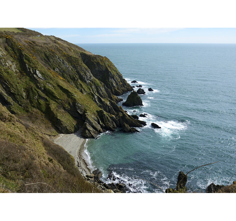 Fotomurais de paisagens estrutura de pedra à beira-mar - TenStickers