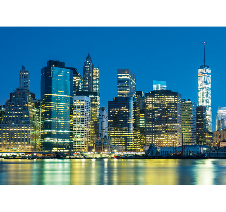 Fotomurais de paisagens Paisagem de prédios altos - TenStickers