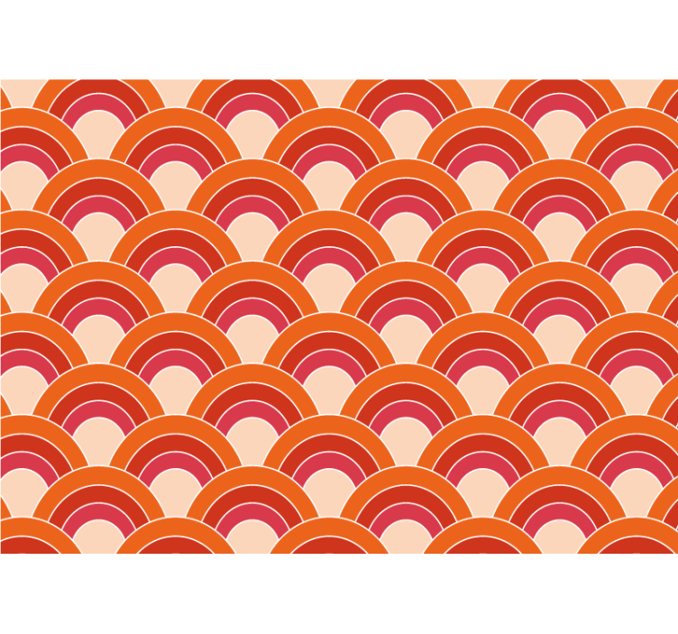 Fotomurais texturas e padrões padrão circular em camadas - TenStickers