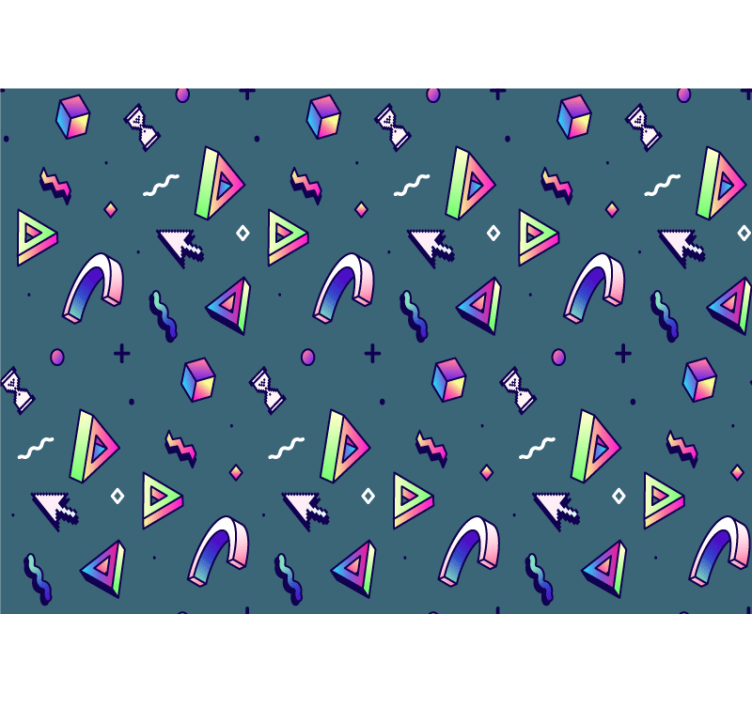 Objetos retrô vaporwave murais de parede de adolescentes - TenStickers