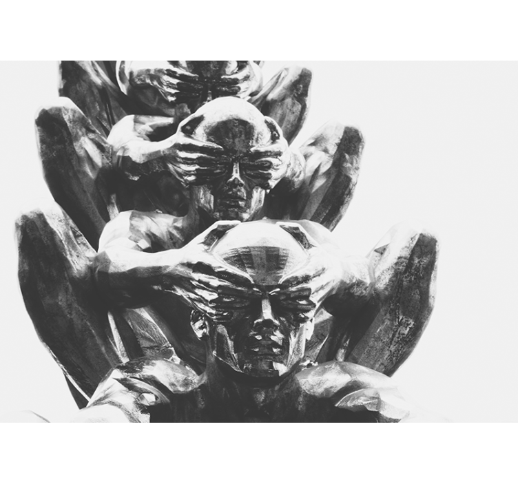 Mural de parede arte figuras humanas abstratas - TenStickers