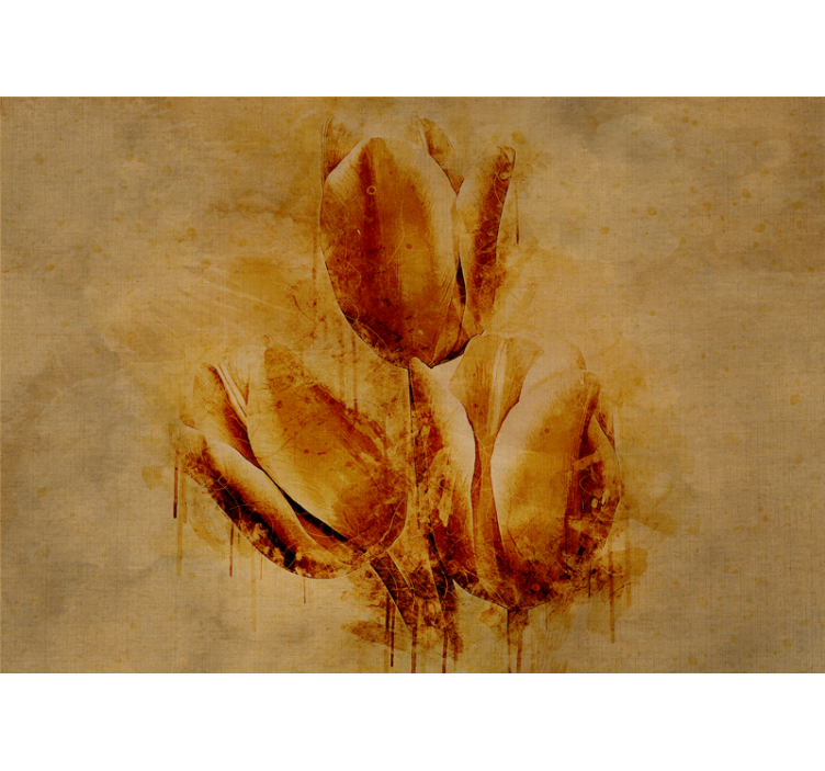 Fotomurais flores arranjo elegante de tulipas - TenStickers