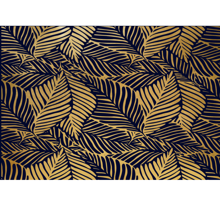 Fotomurais modernos Bananeira dourada - TenStickers