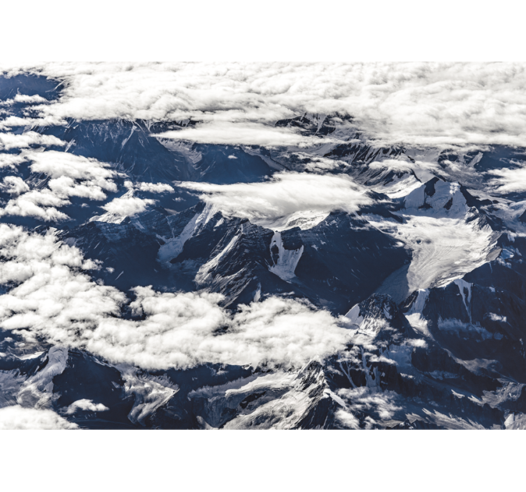 Fotomurais de paisagens Picos de nuvens - TenStickers