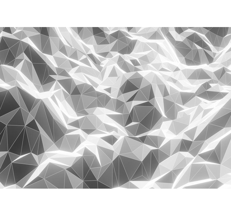 Mural de parede abstrato padrão de pedra geométrica - TenStickers